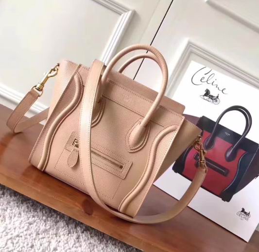  Celine  luggage bag in Lizard apricot