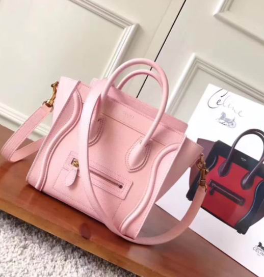  Celine  luggage bag in Lizard pink