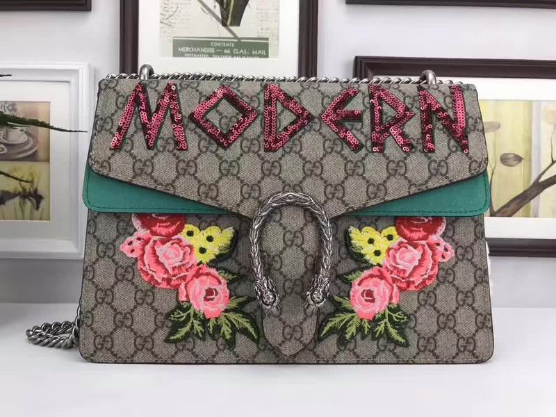  Gucci Dionysus embroidered shoulder bag