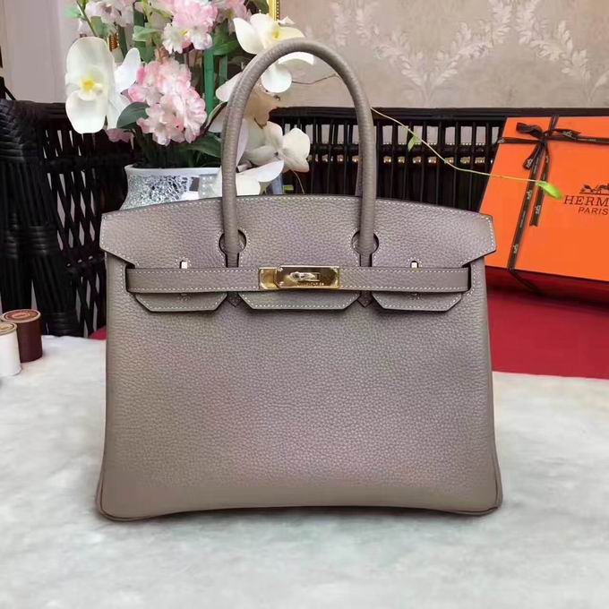  HERMES BIRKIN BAG IN DARK BEIGE
