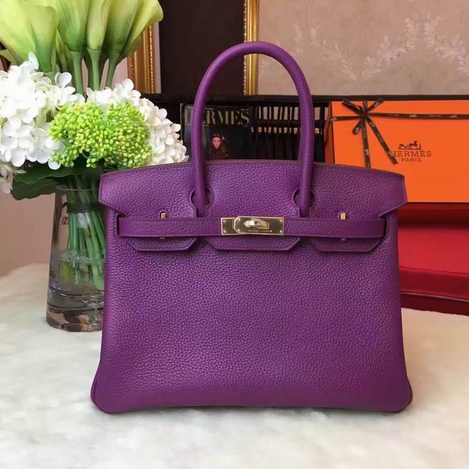  HERMES BIRKIN BAG IN PURPLE