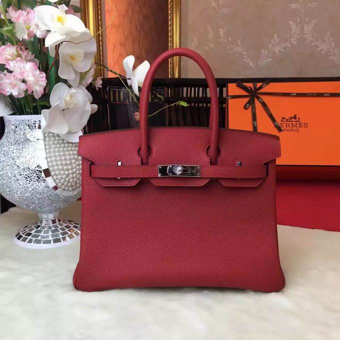  HERMES BIRKIN BAG IN RED