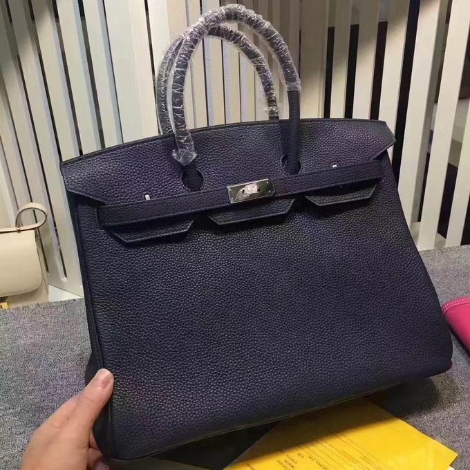  HERMES X-LARGE 40CM BIRKIN BAG IN DARK BLUE