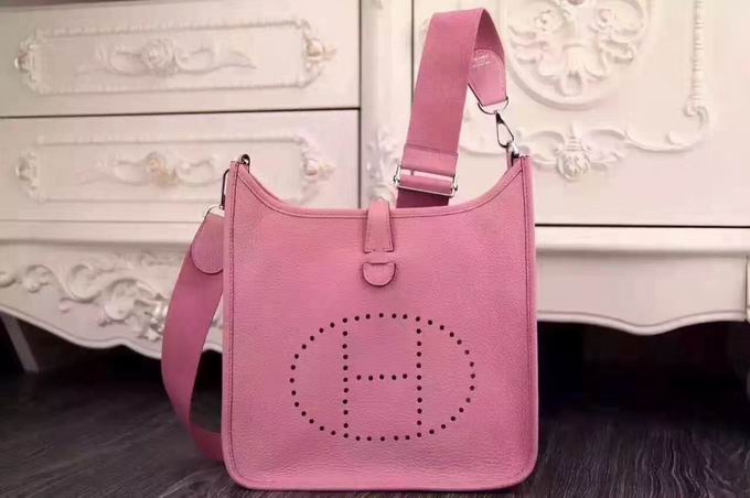  Hermes  Evelyne shoulder Bag in pink
