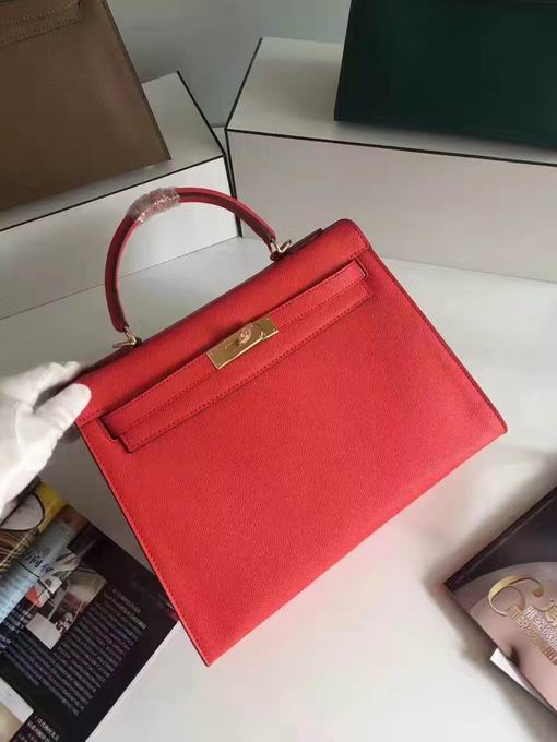  HERMES EPSOM KELLY BAGS in red