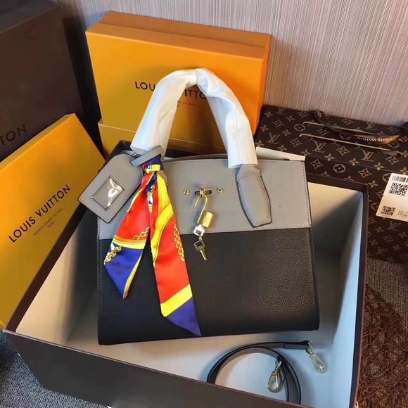  Louis Vuitton CITY STEAMER PM Black & Grey