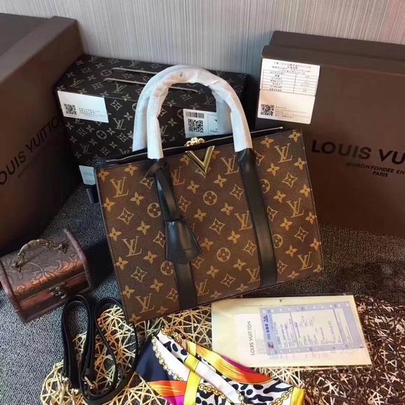  Louis Vuitton VERY TOTE MM Black