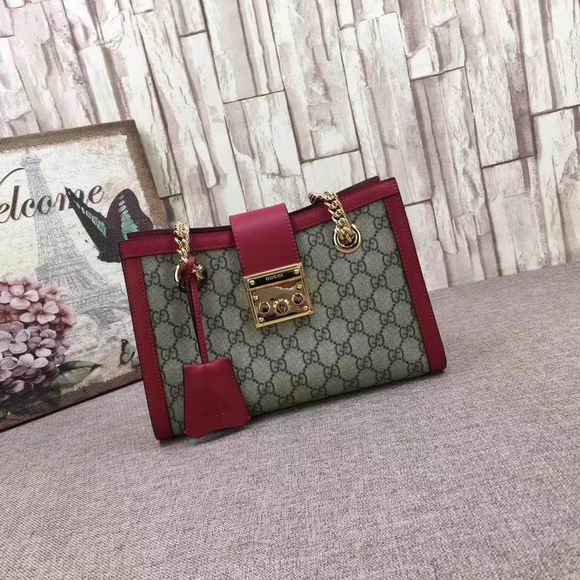  Gucci Padlock small GG bees shoulder bag