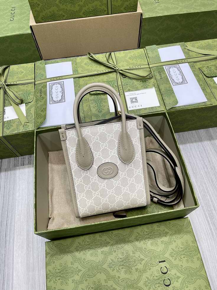  Mini tote bag with Interlocking&nbsp;G