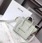 CELINE MICRO LUGGAGE BAG IN BEIGE CALFSKIN 