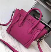 CELINE MICRO LUGGAGE BAG IN ROSE CALFSKIN 