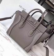 Celine MIMI LUGGAGE BAG IN GRAY SHINY SMOOTH CALFSKIN