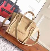 CELINE MINI LUGGAGE BAG IN KHAKI CALFSKIN