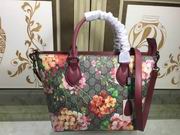 Gucci Soft GG Red Blooms tote 