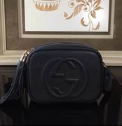 Gucci Soho leather disco bag black leather 