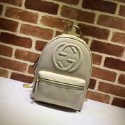 Gucci leather backpack khaki 