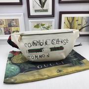 Gucci leather belt bag in white