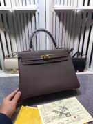 HERMES EPSOM KELLY BAGS in dark brown 