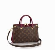 Louis Vuitton Coated Monogram canvas & calf leather Pallas BB Raisin 