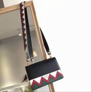 Prada Esplanade Saffiano and calf leather bag astral black & red 