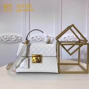 Gucci Padlock Gucci Signature top handle bag white