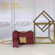 Gucci Padlock Gucci Signature shoulder bag red 