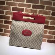 Gucci Soft GG Supreme tote red