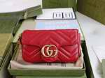 GG Marmont leather super mini bag